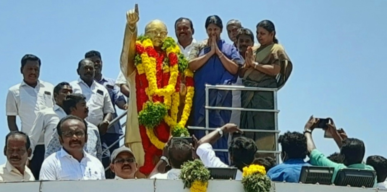 கனிமொழி எம்பி., அமைச்சர் கீதாஜீவன்