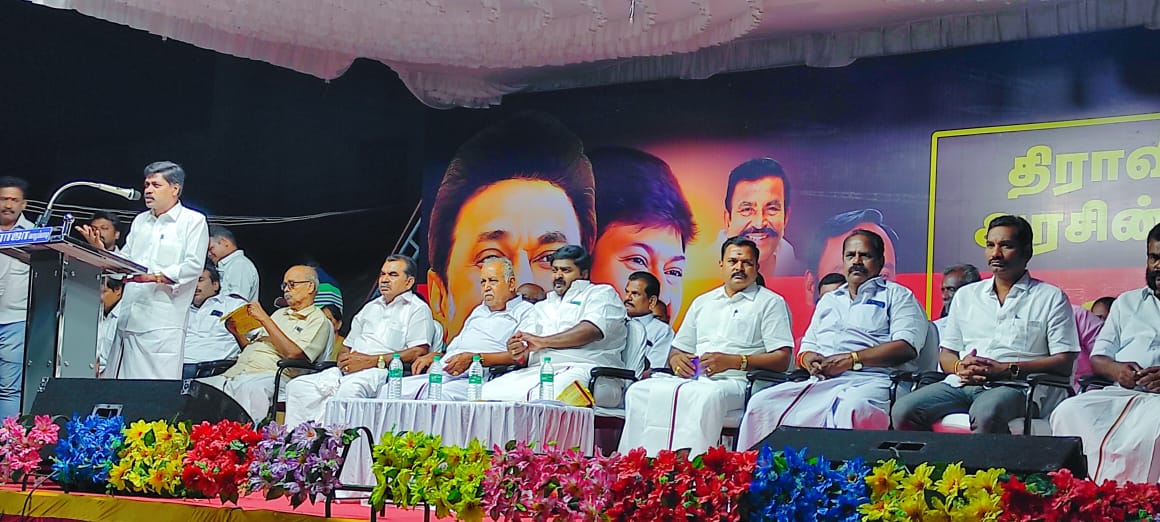 சேலம் அயோத்தியா பட்டினத்தில் அரசின் சாதனை விளக்க பொதுக்கூட்டம்